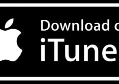 download iTunes logo button