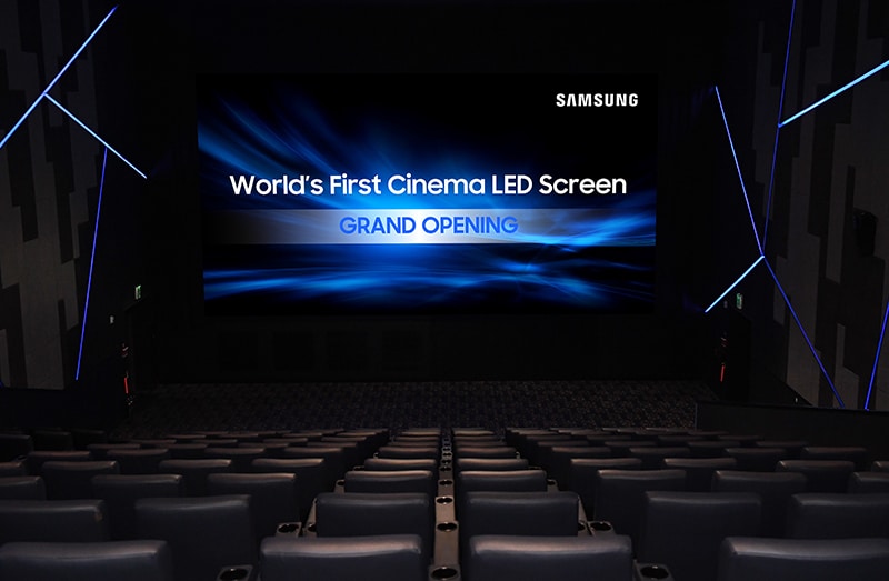 samsung electronics écran cinéma led 4k