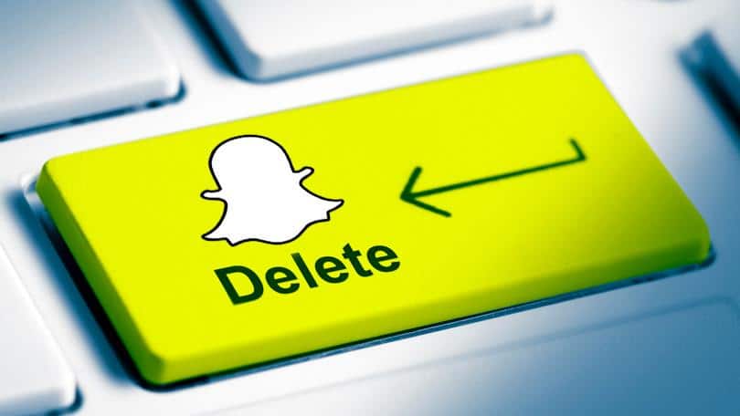supprimer compte snapchat