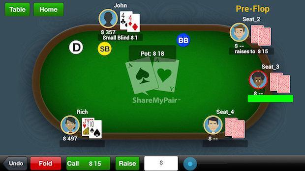 share my pair poker android