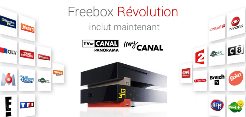 Bouquet Canal Pus gratuit Freebox Révolution by Canal