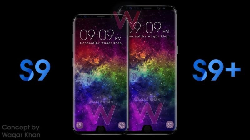 galaxy S9 concept encoche écran iphone X