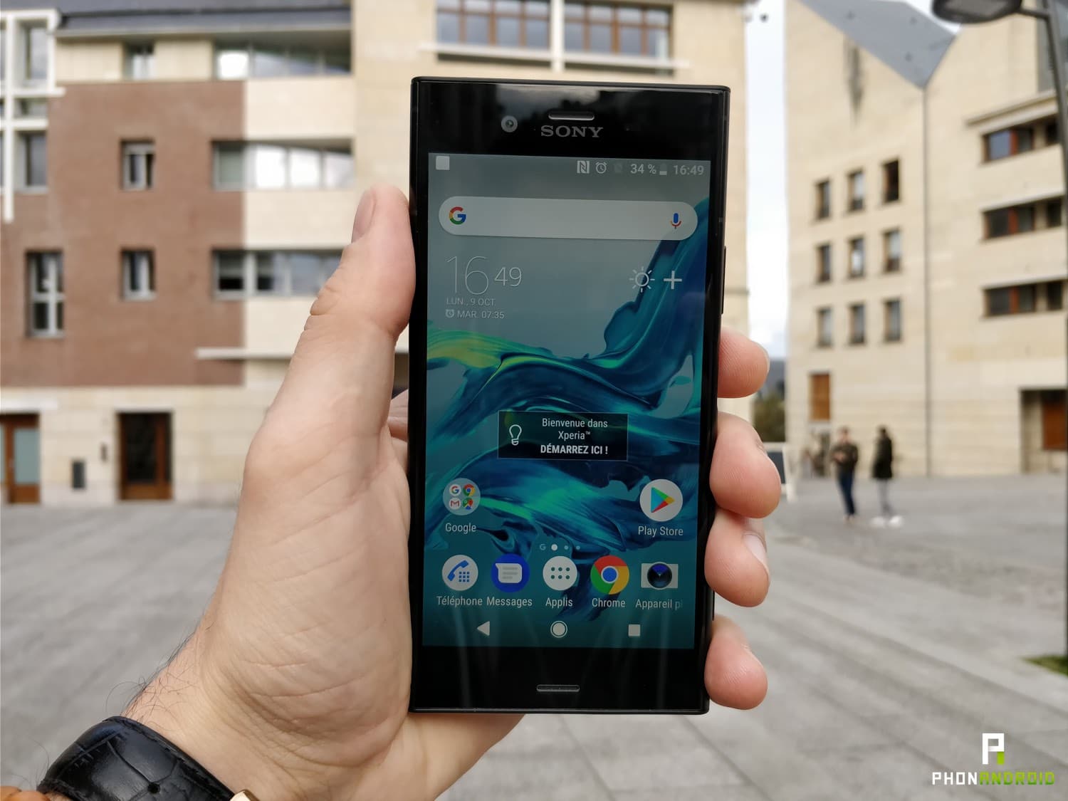 test sony xperia xz1 design face