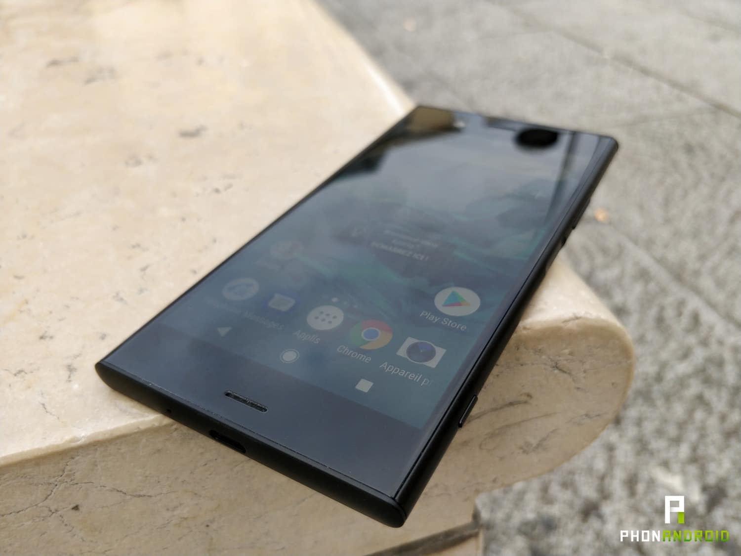 test sony xperia xz1 reflets ecran