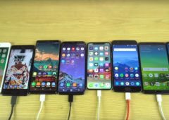 comparatif autonomie smartphones 2017 iphone X lg v30 galaxy S8 oneplus 5