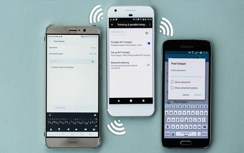 comment partager la connexion internet android