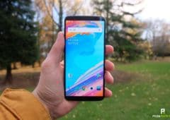 test oneplus 5t ecran