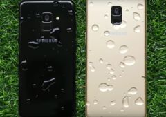 galaxy A8 prise main video