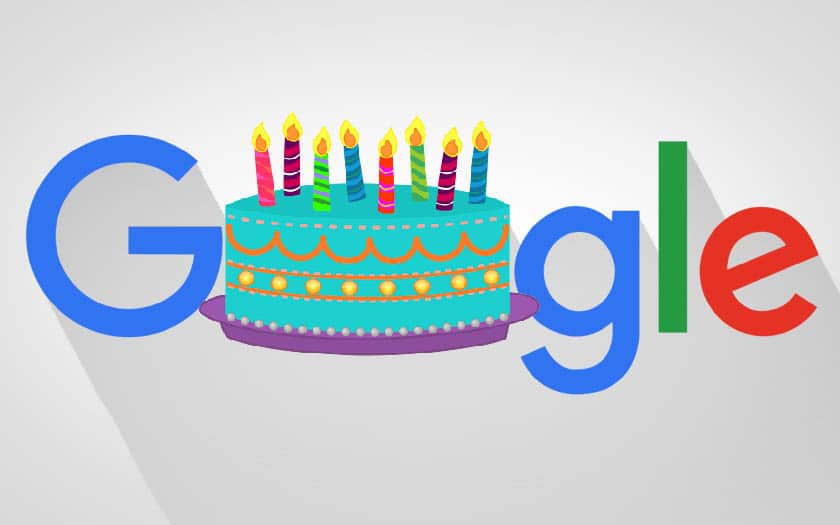 google anniversaire