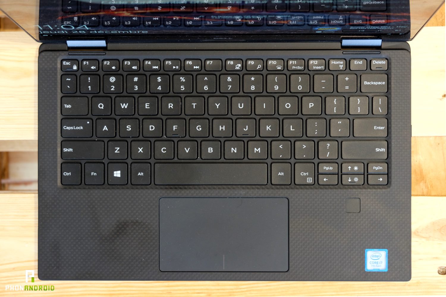test dell xps 13 clavier