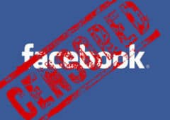 Facebook censure