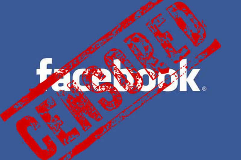 facebook censure