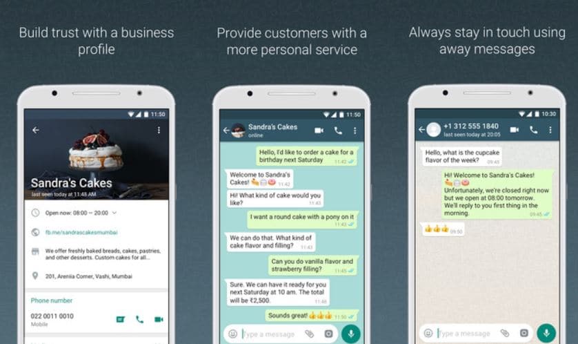 whatsapp business android