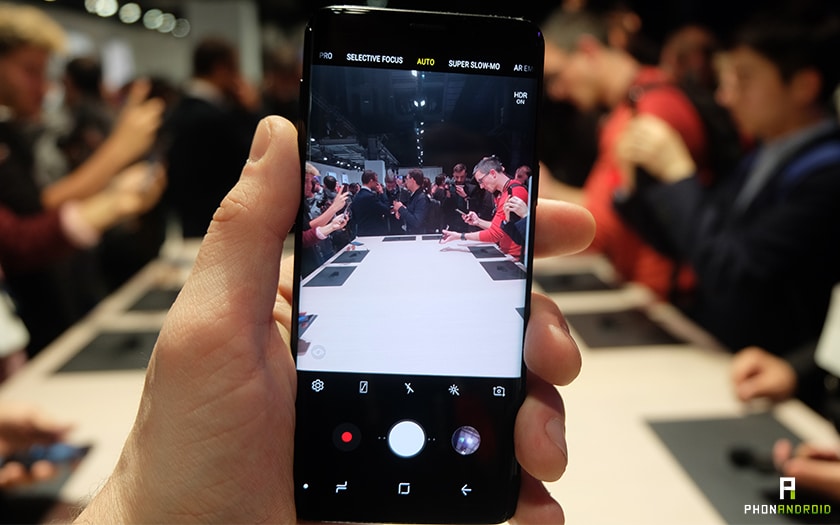Prise en main appareil photo du Galaxy S9