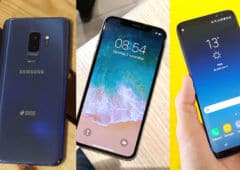 Galaxy S9 iphonex S8