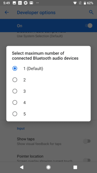 android p bluetooth audio