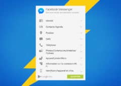 android authorisations facebook messenger