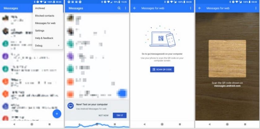 android messages sms pc