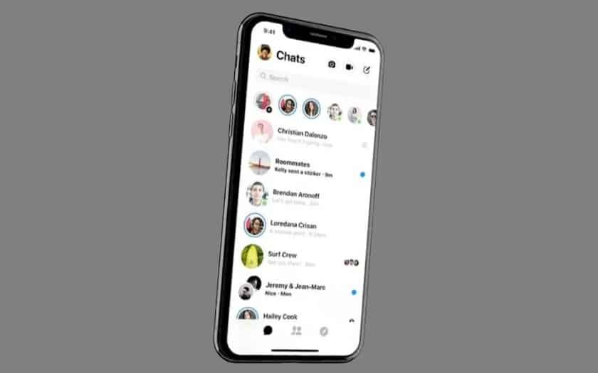 facebook messenger interface