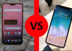 oneplus 6 vs iphone x benchmark 1