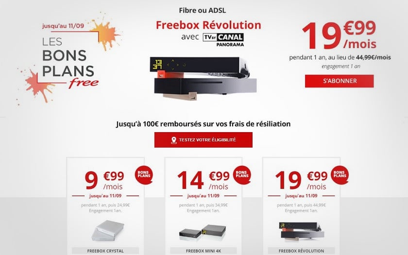 Bon Plan Abonnement Freebox Révolution Mini 4k Et Crystal En Promo 2886