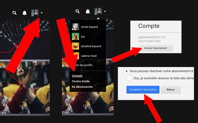 netflix désabonner - comment arrêter son abonnement netflix