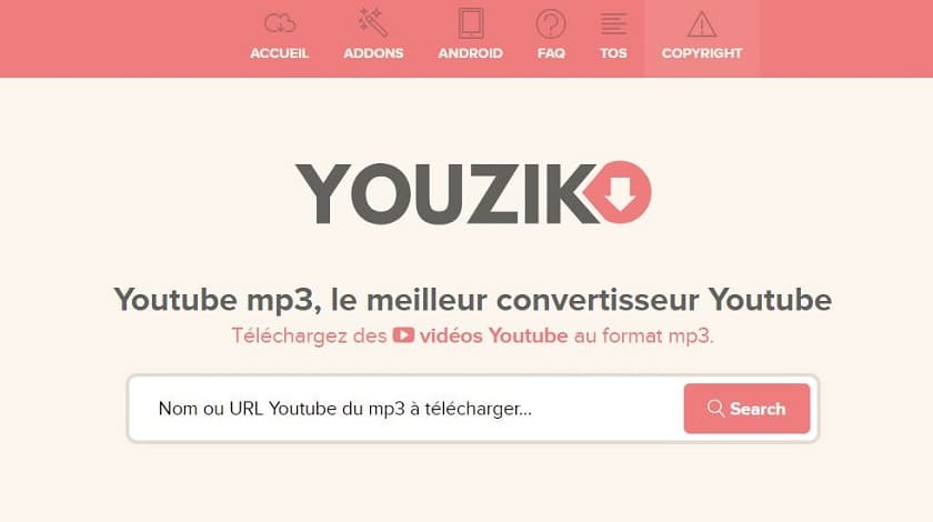 youzik Youtube mp3, le meilleur convertisseur Youtube