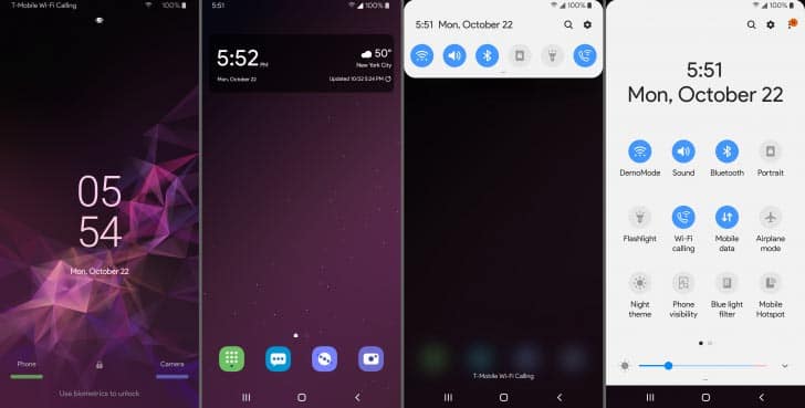 galaxy s9 android pie