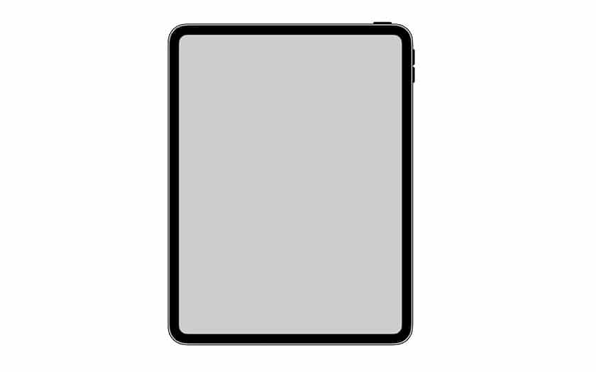 iPad Pro 2018 encoche bouton home