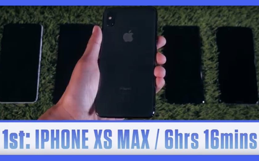 iPhone XS max galaxy note 9 google pixel 3 Xl autonomie