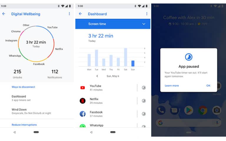 Comment Se Deconnecter De Play Store Android : Google lance Bien-être numérique, une application pour se