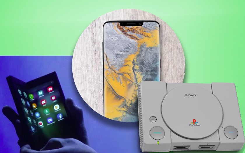 Samsung dévoile l'écran Infinity Flex pliable du Galaxy X et adopte l'encoche, les premiers avis sur la Playstation Classic sont tombés