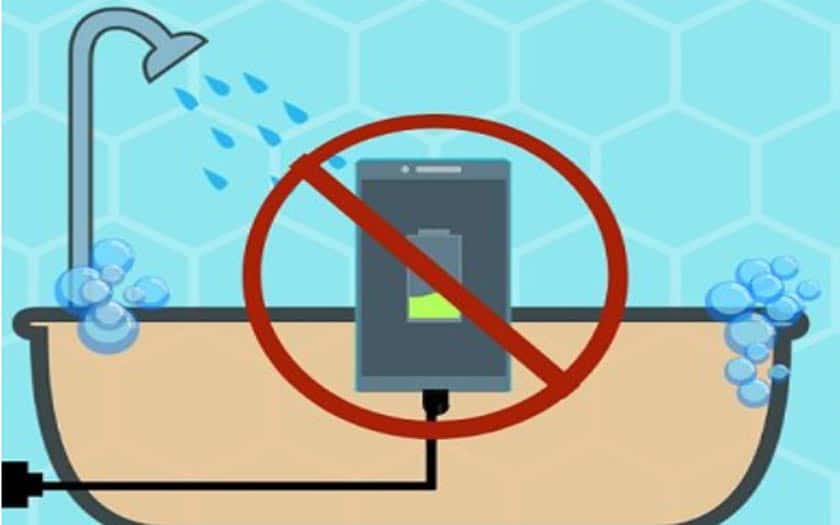 Pourquoi utiliser son smartphone en charge dans la salle de bain est