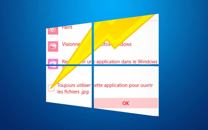 windows 10 association fichiers