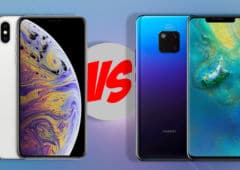 iphone xs max dégomme huawei mate 20 pro speedtest video