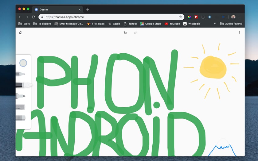 Google lance discrètement Canvas, une application de dessins pour Chrome