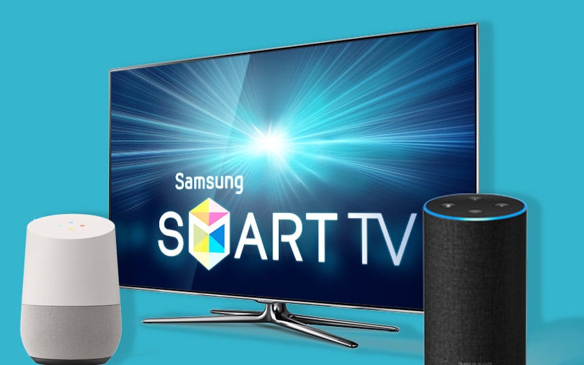 ces 2019 samsung smart tv alexa google assistant