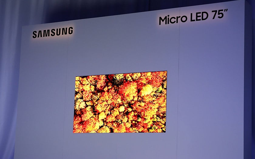 ces 2019 samsung television microled 4K
