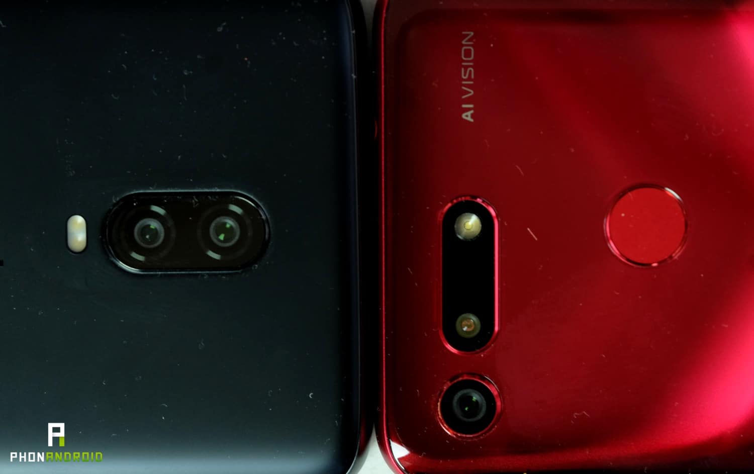 comparatif honor view 20 OnePlus 6t