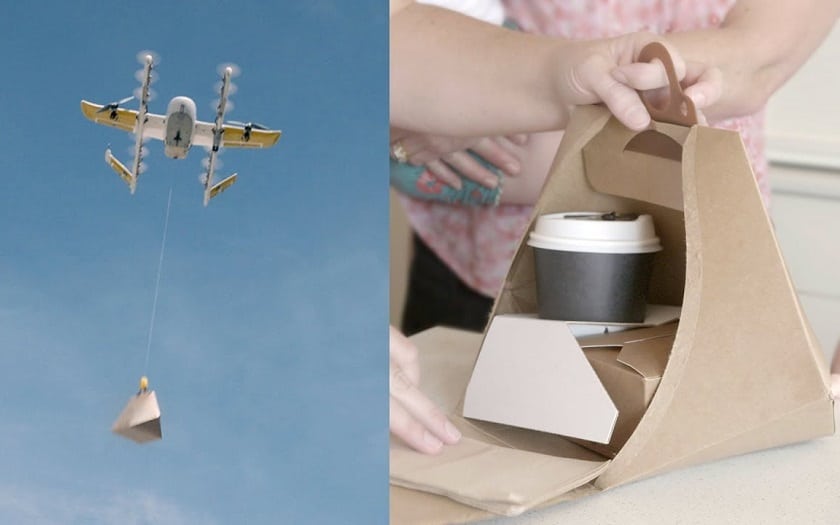 Google livre du café par drone