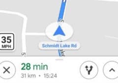 google maps limitations vitesse