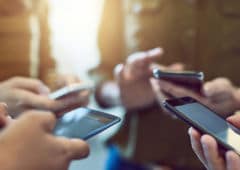ventes smartphones chute libre