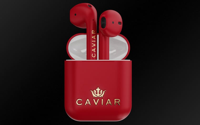 airpods rouge caviar