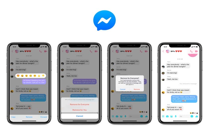 Facebook Messenger Permet Desormais De Supprimer Les Messages Envoyes Enfin