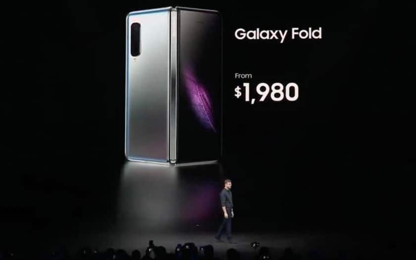Le Galaxy Fold sera vendu au prix de 1980 dollars