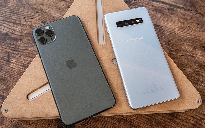 IPhone 11 Pro Max and Galaxy S10 +