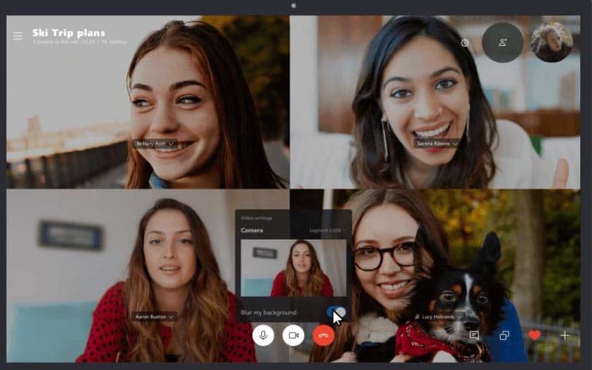 Skype Floute L Arriere Plan Lors Des Appels Video Plus Besoin De