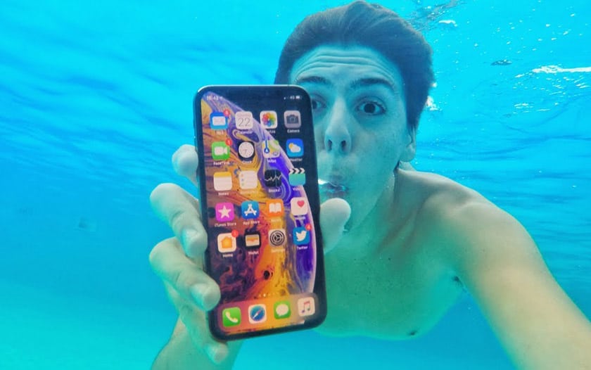iphone 11 prendre photos sous eau