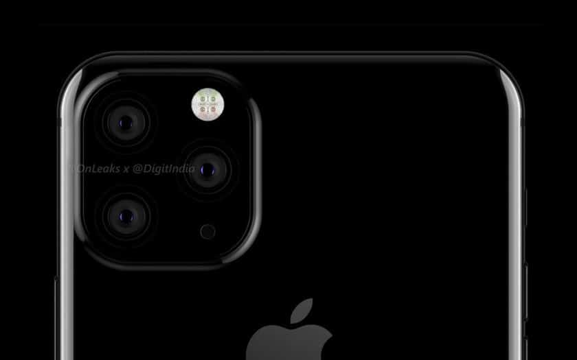 L'iPhone XI avec triple capteur photo (rendu)