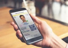 permis de conduire smartphone